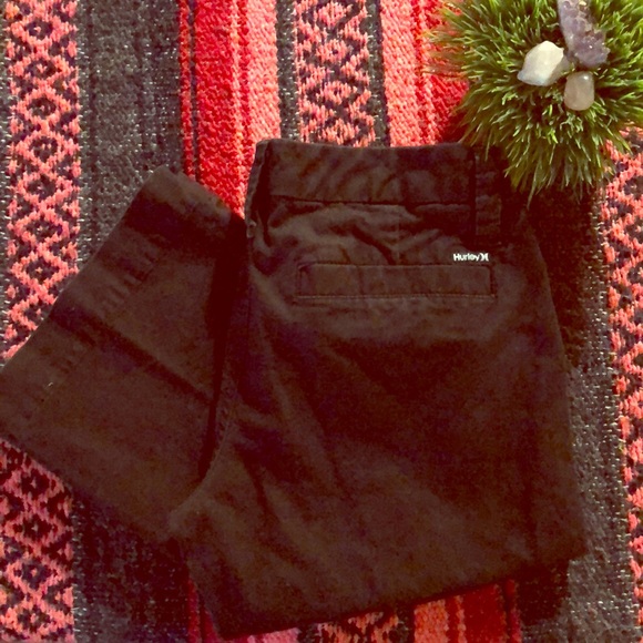 Hurley Pants - Hurley All-Black Work Pants Size 3 🍃🍃